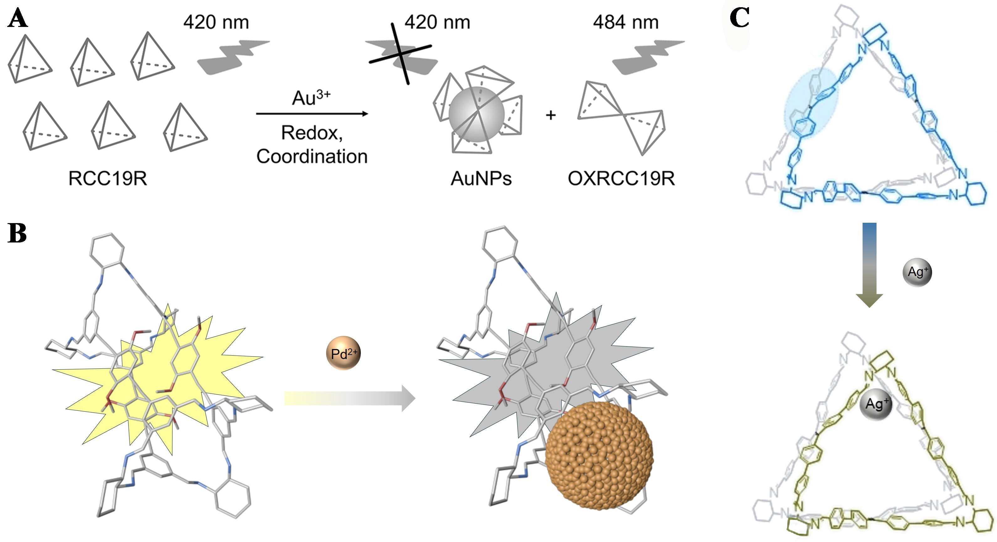 Fluorescent organic cages and their applications