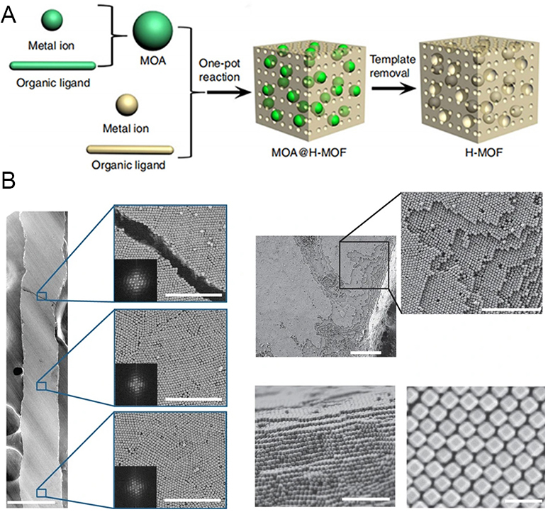 Recent progress in strategies for preparation of metal-organic frameworks and their hybrids with different dimensions