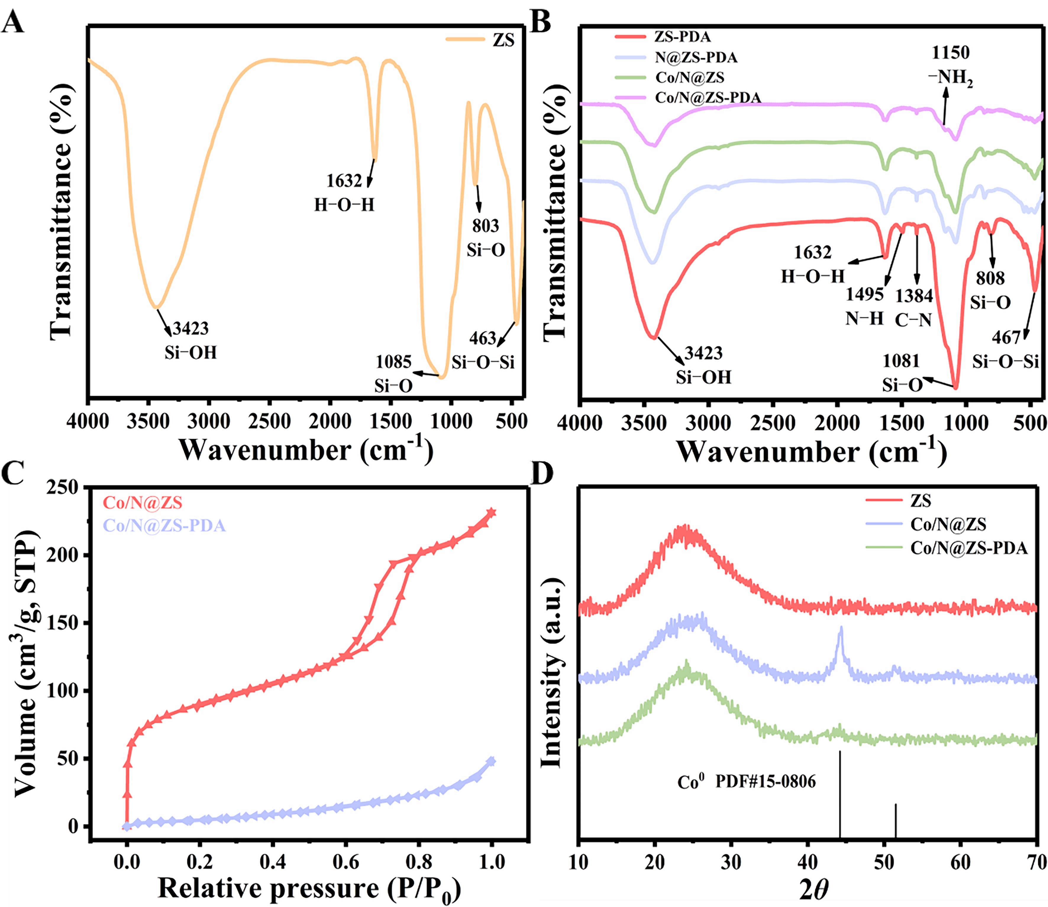 Efficient degradation of carbamazepine by polydopamine-decorated Co/N@ZS activated peroxymonosulfate: performance and mechanism