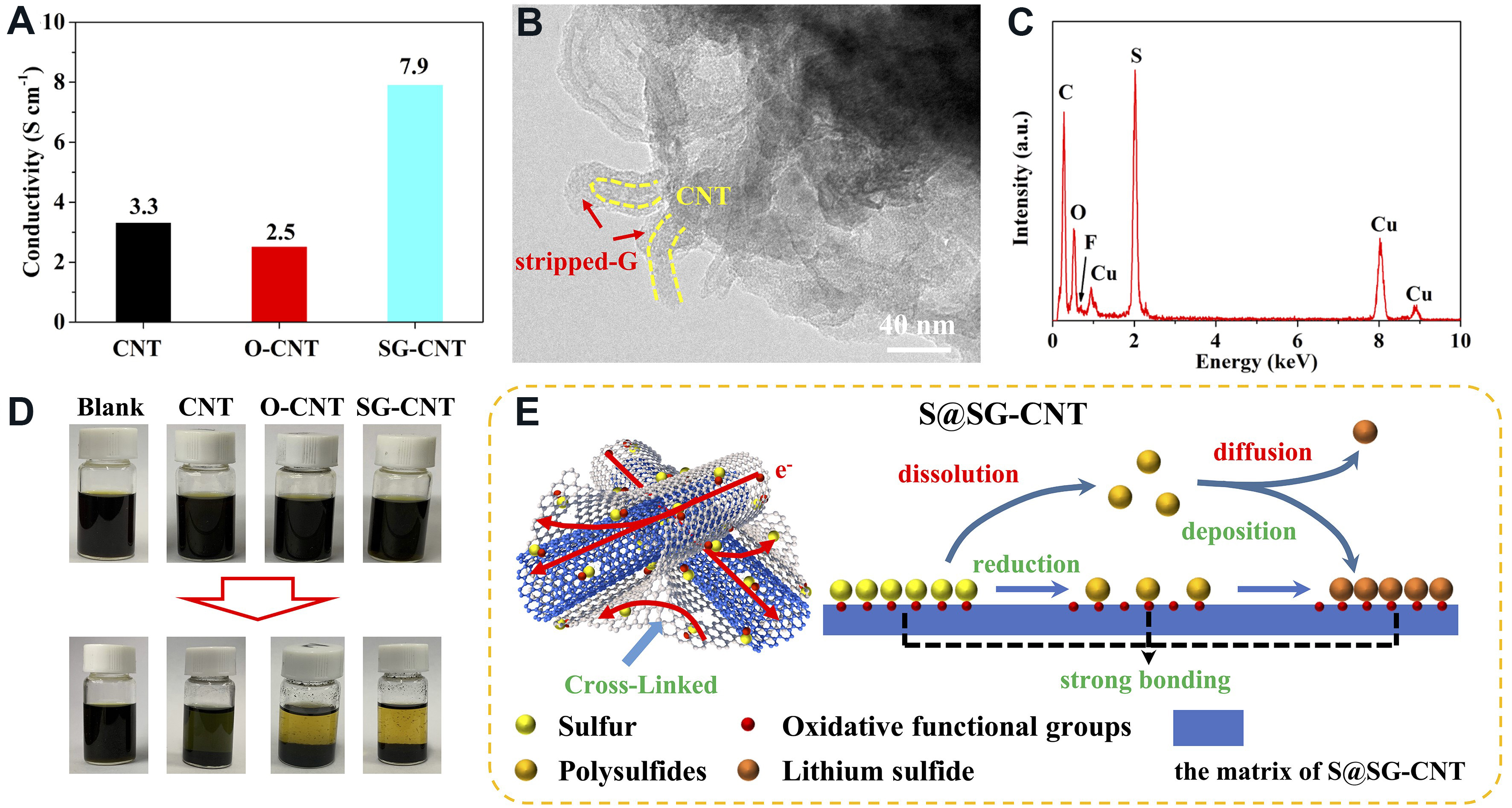Constructing 1D/2D interwoven carbonous matrix to enable high-efficiency sulfur immobilization in Li-S battery