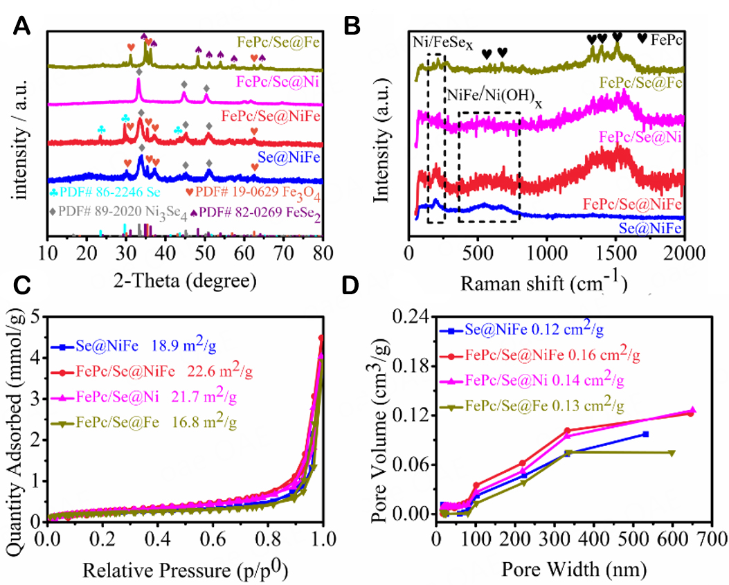 Iron phthalocyanine coupled with nickel-iron selenide layered hydroxide derivative as dual-functional oxygen electrocatalyst for rechargeable zinc-air batteries