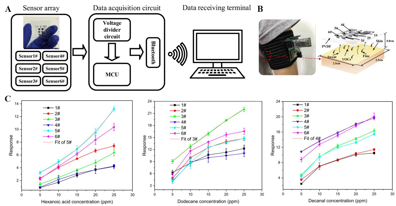 Bioreceptor-inspired soft sensor arrays: recent progress towards advancing digital healthcare