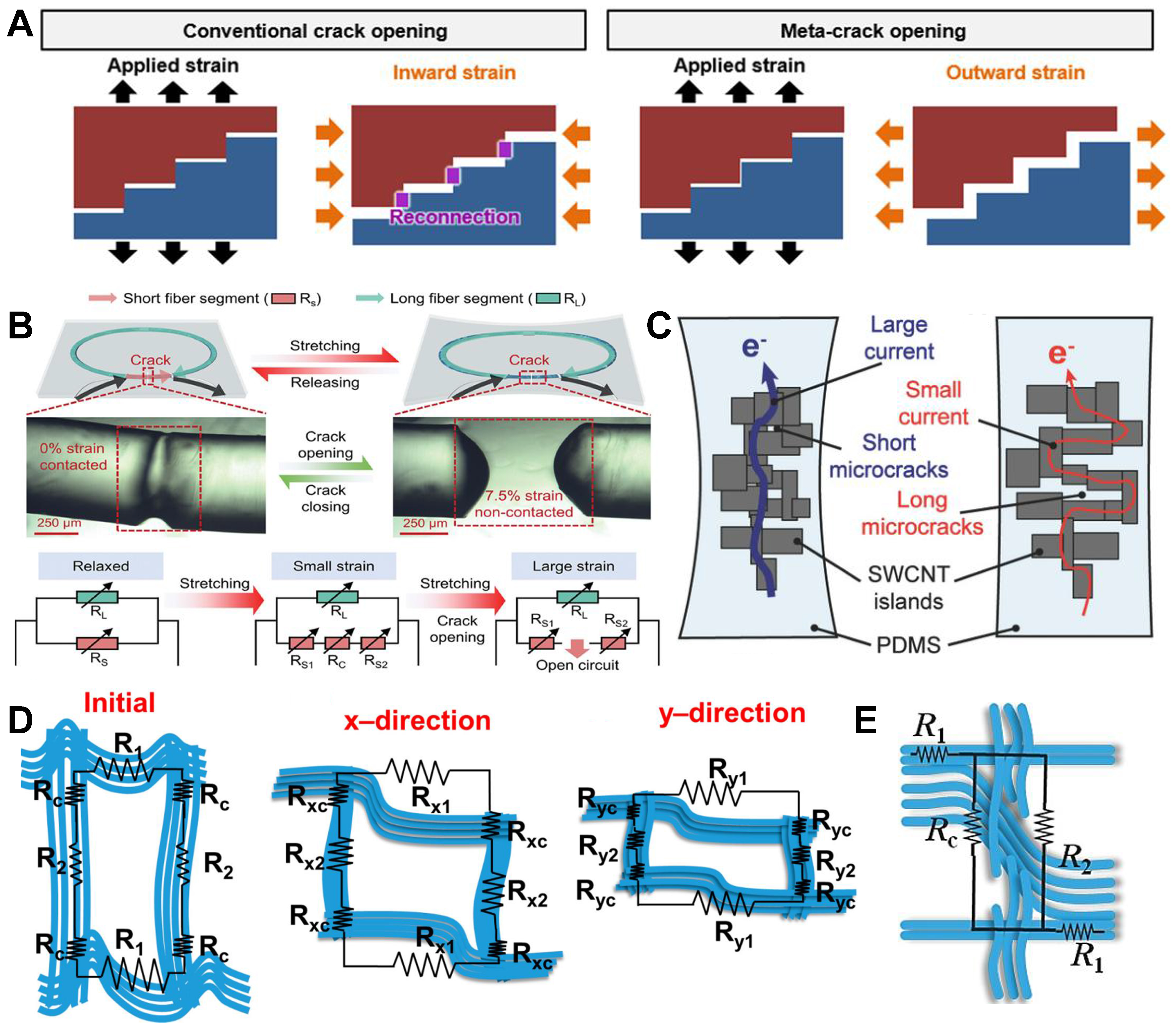 Efficient electromechanical conversion regulation to enhance the sensitivity of flexible strain sensors