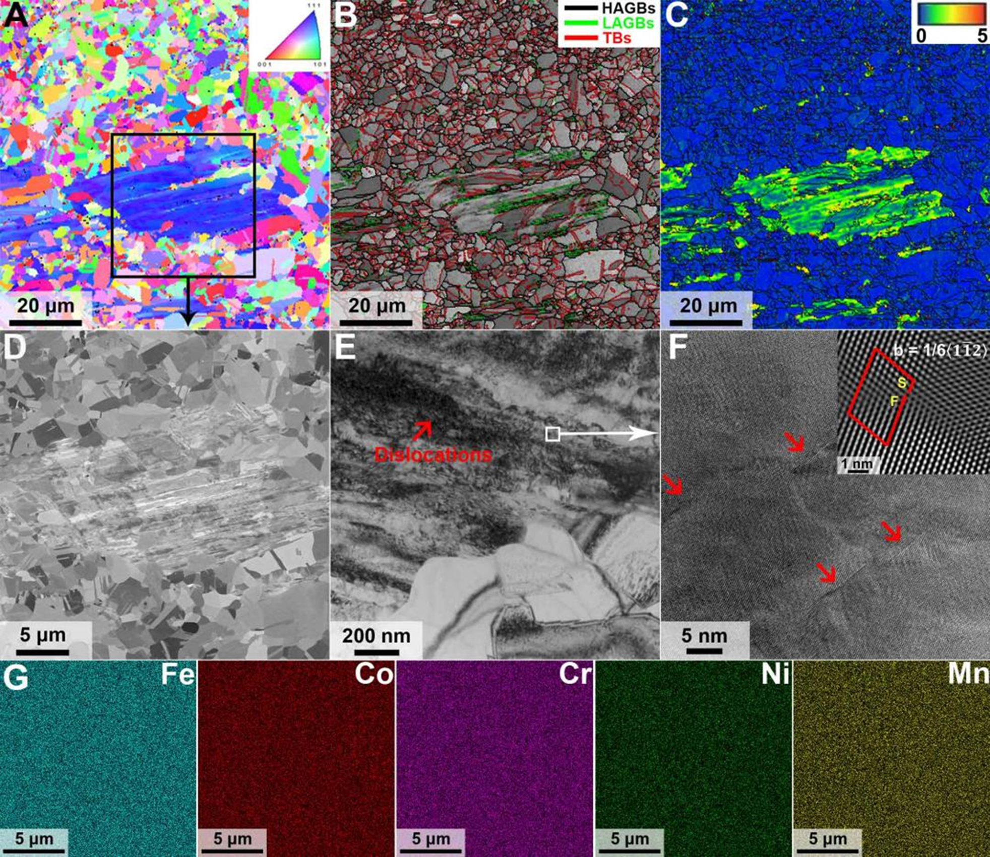 Enhanced strength and ductility of high-entropy alloy via dislocation-mediated heterogeneous martensitic transformation
