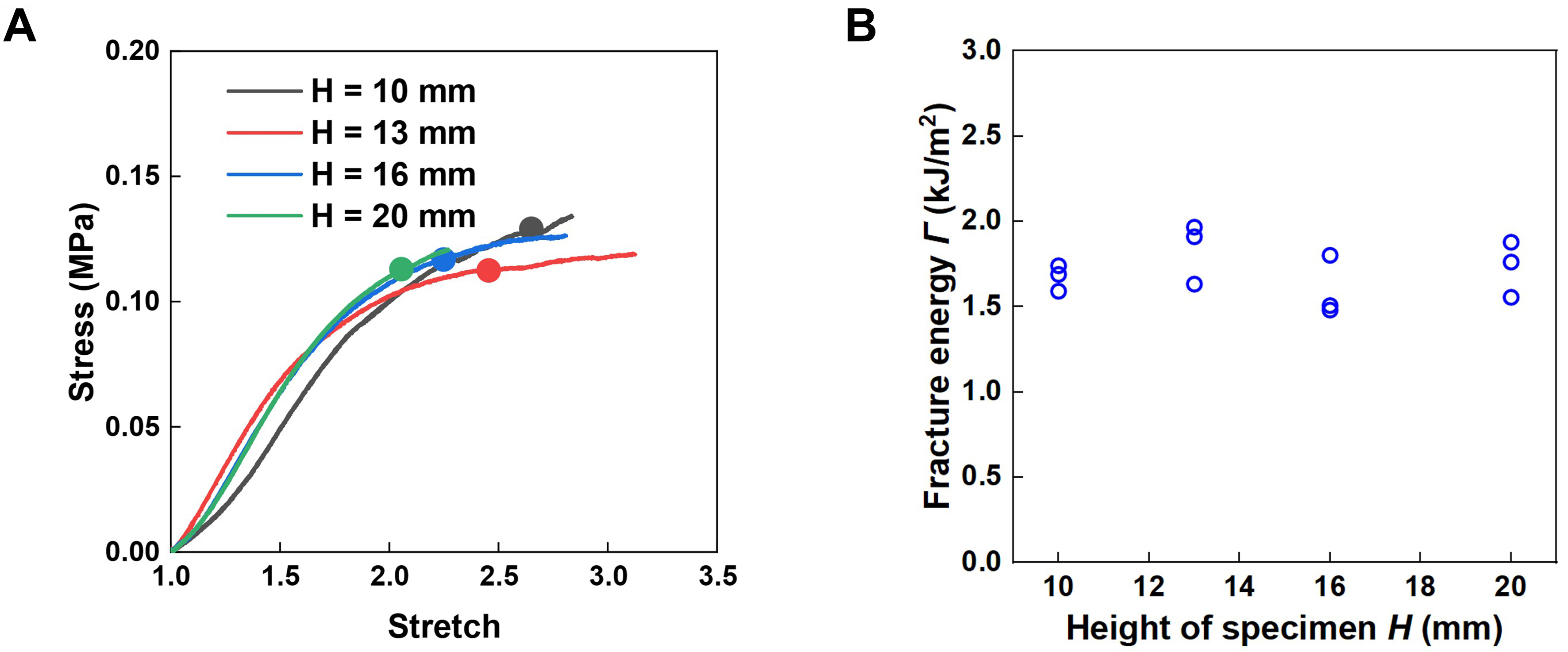 Effect of incision curvature on measuring fracture energy of soft materials