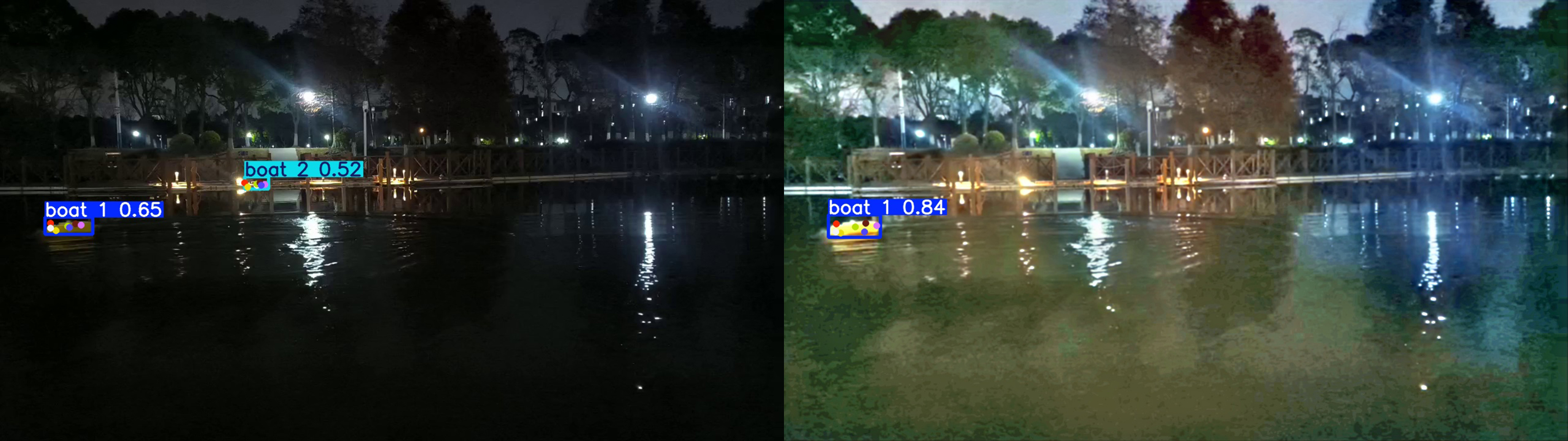 Towards intelligent shipping: image-enhanced ship detection and situation analysis in low-light scenes