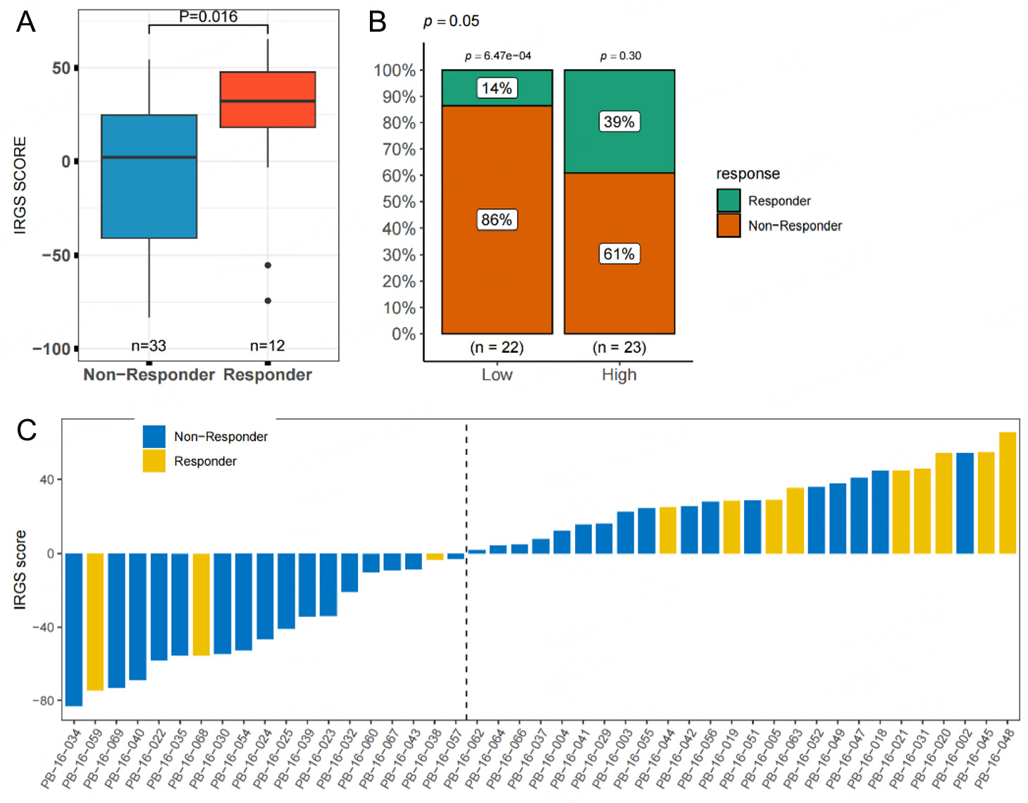Exploring the value of immune-related gene set score in gastric cancer prognosis and immunotherapy efficacy