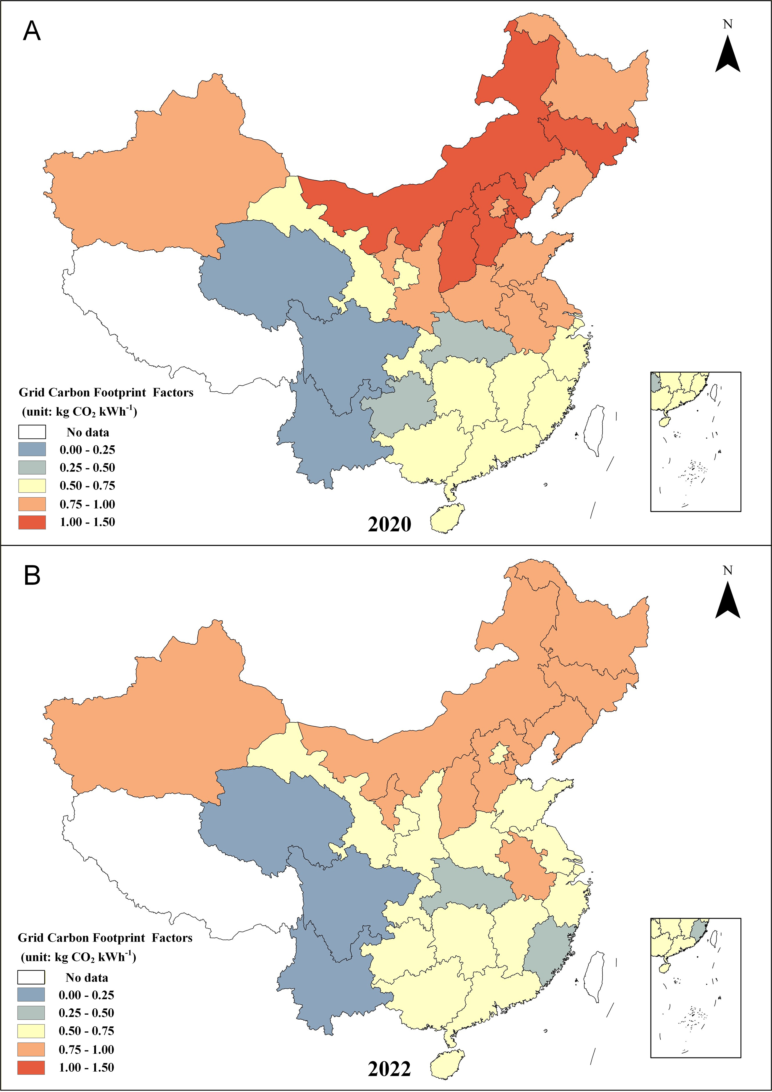 Decarbonizing China's grid: provincial grid carbon footprint factors and export-embedded electricity emissions from 2020 to 2060