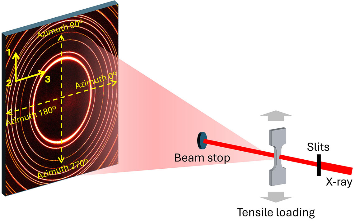 Evidence of shear stress component in <InlineParagraph>Lüders</InlineParagraph> front based on an <i>in-situ</i> synchrotron high-energy X-ray diffraction experiment