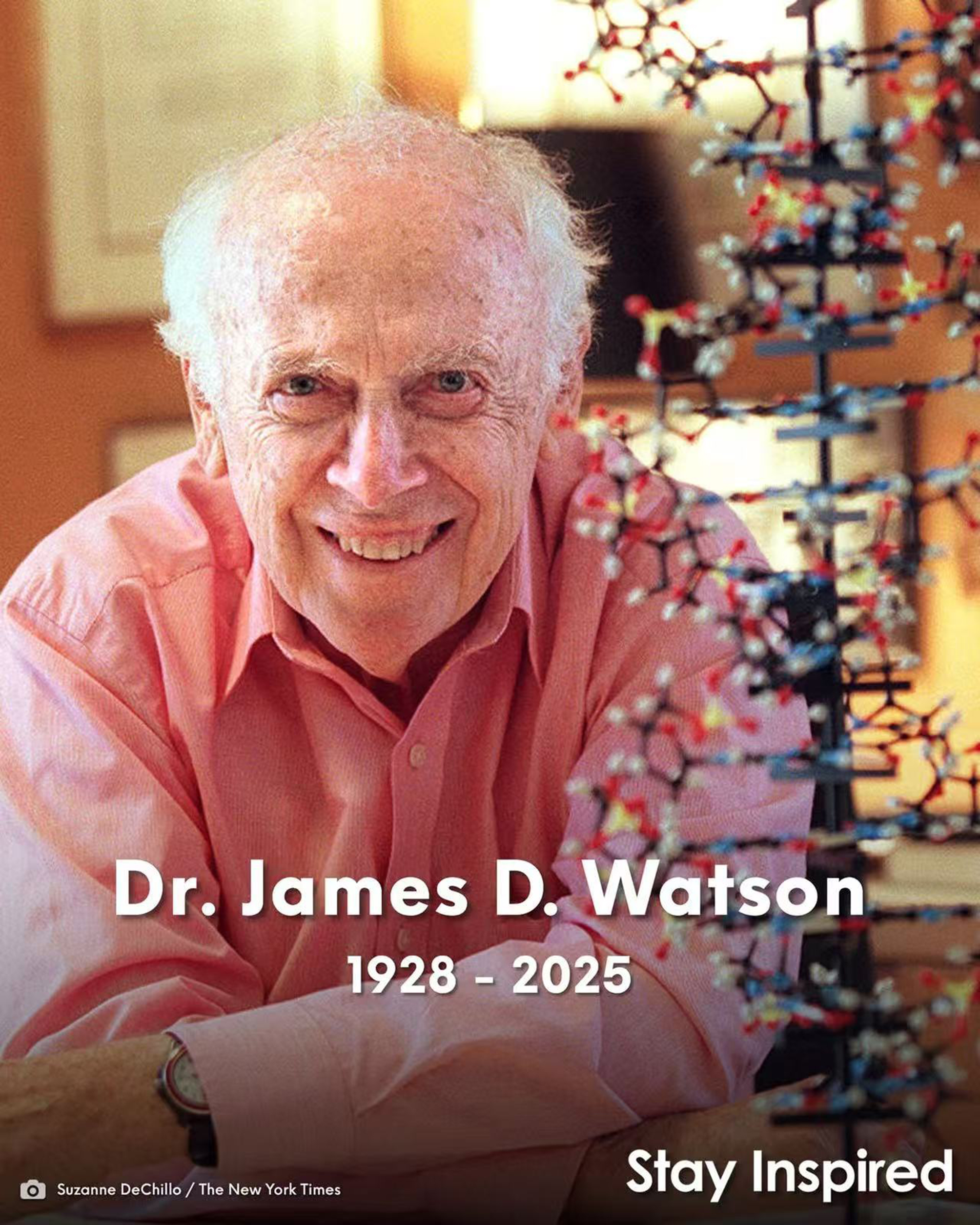 The elemental code of life: James Watson’s legacy - beyond the double helix, into the future of science