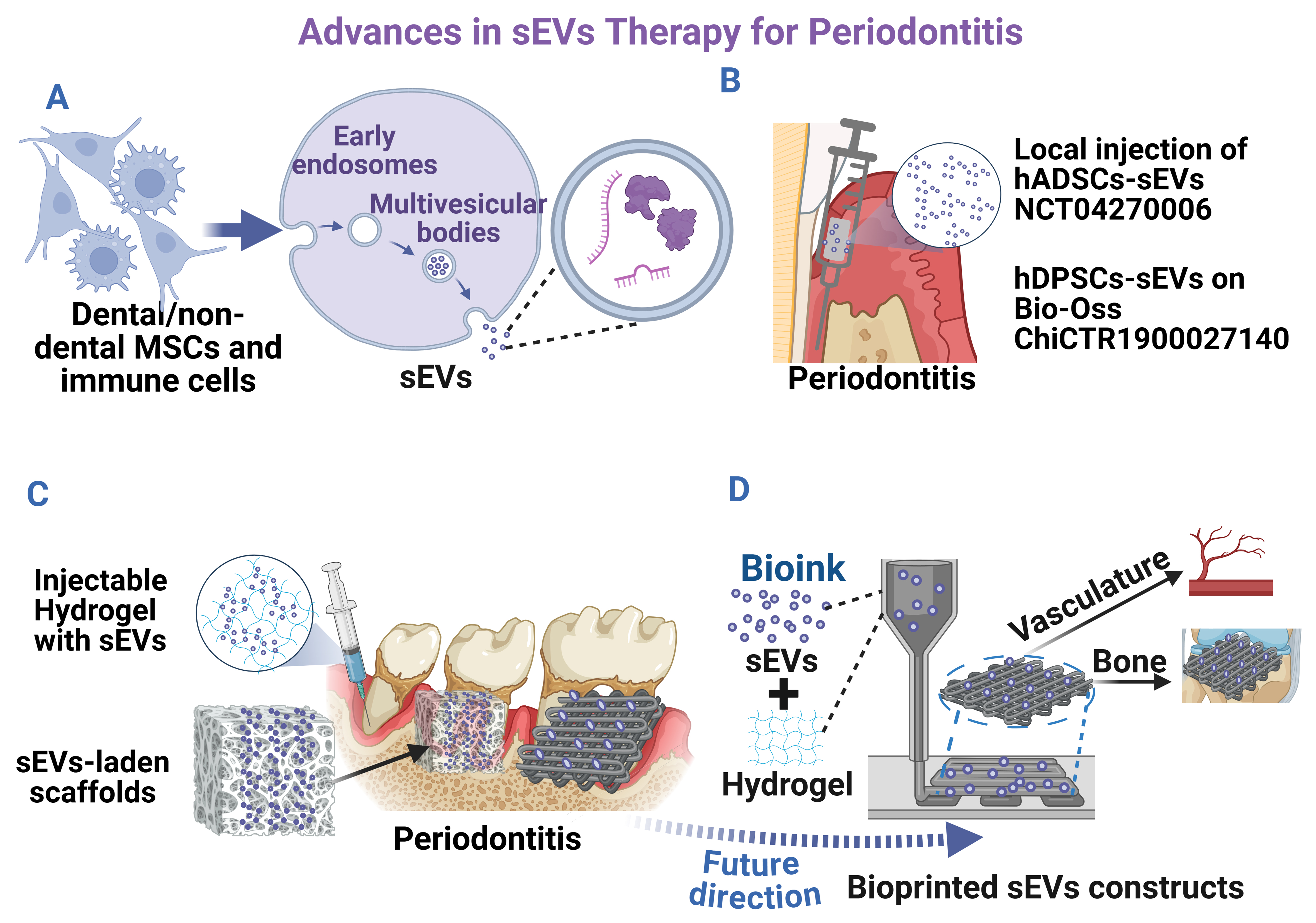 Synergistic potentials of small extracellular vesicles, biomaterials, and 3D bioprinting in periodontal regeneration: a scoping review