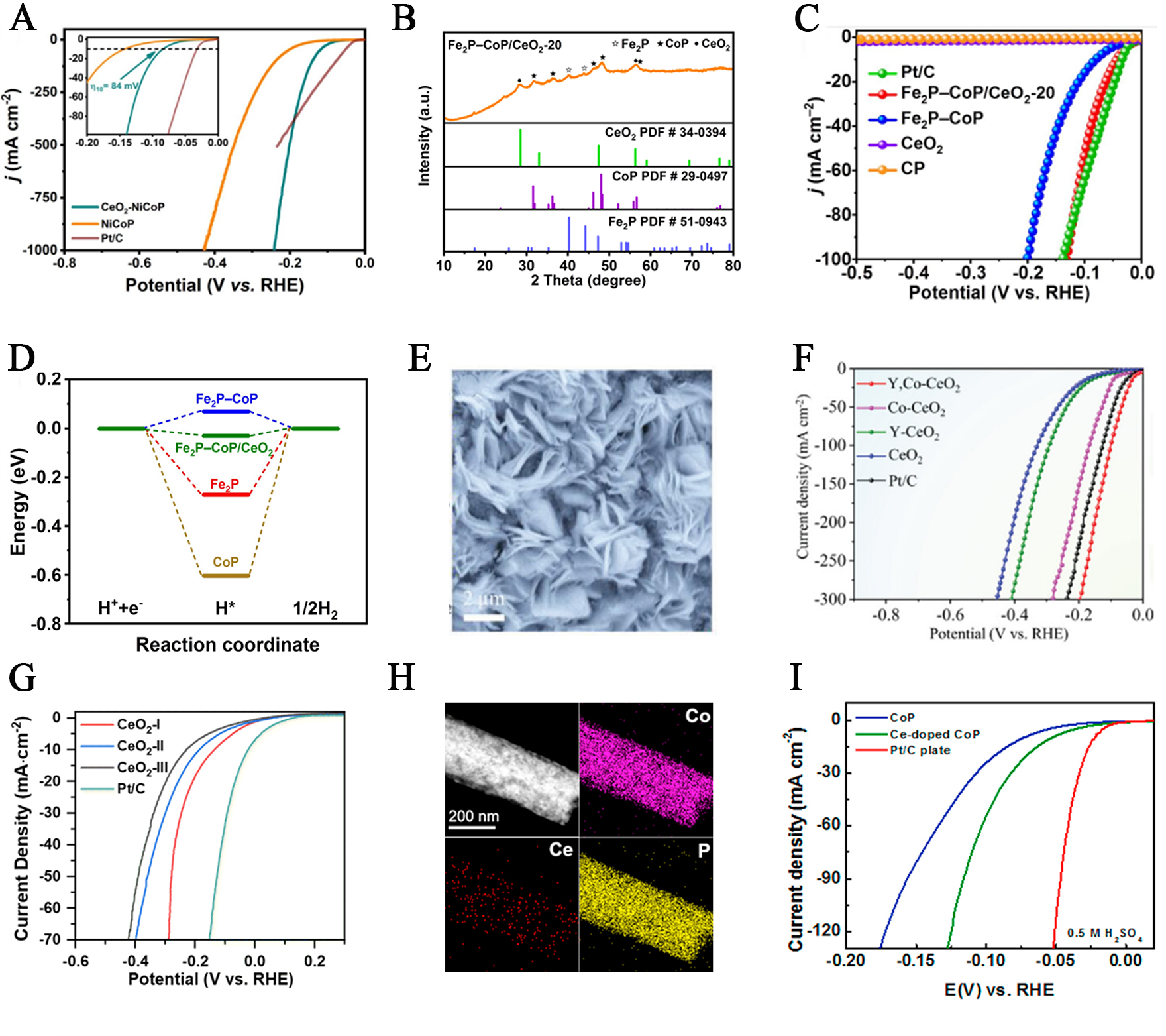 Multi-functional engineering of rare earth-based catalysts for high-efficiency water splitting