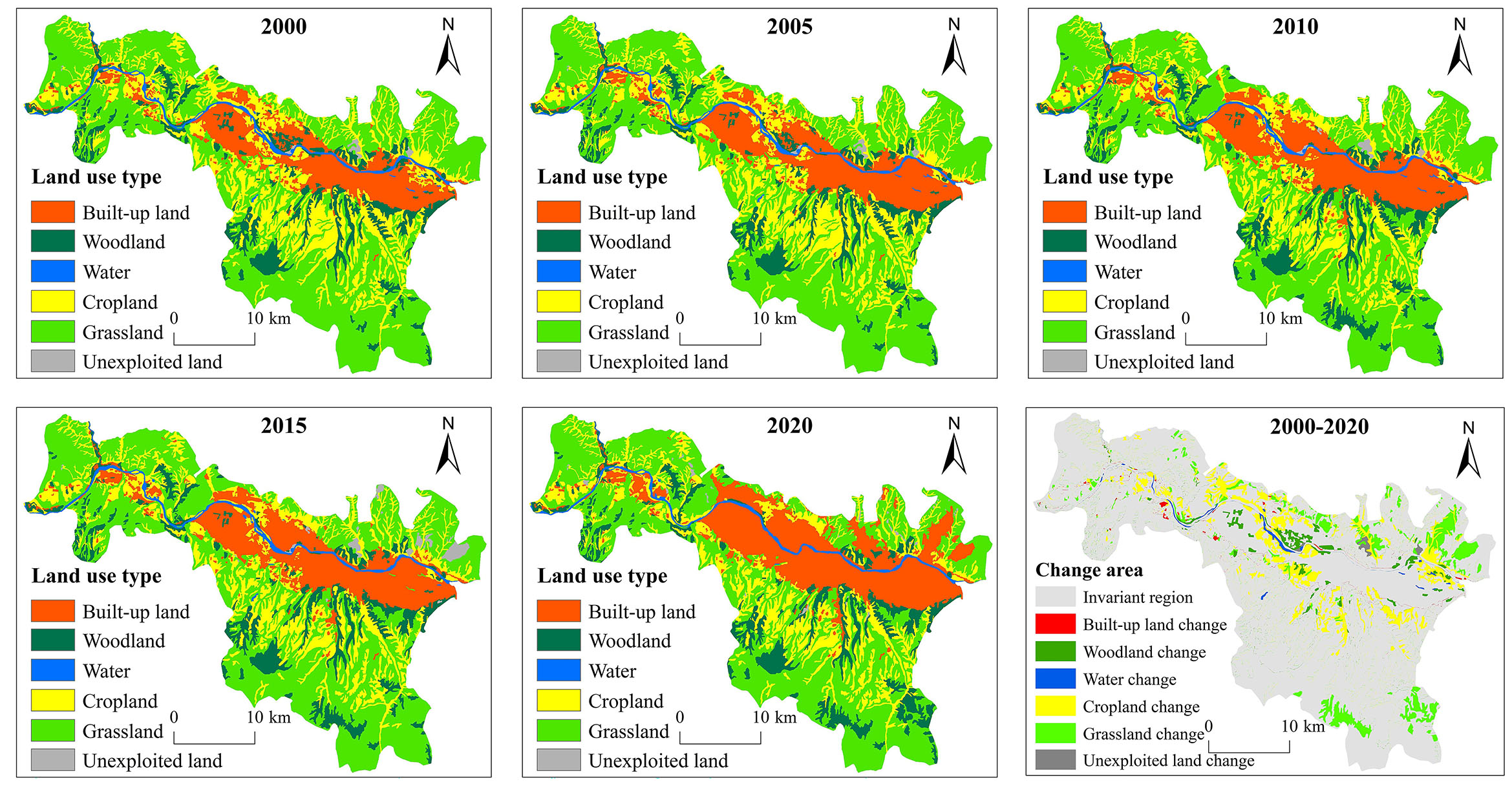 Evolution of urban green space carbon sinks and their value in the arid region of Northwest China