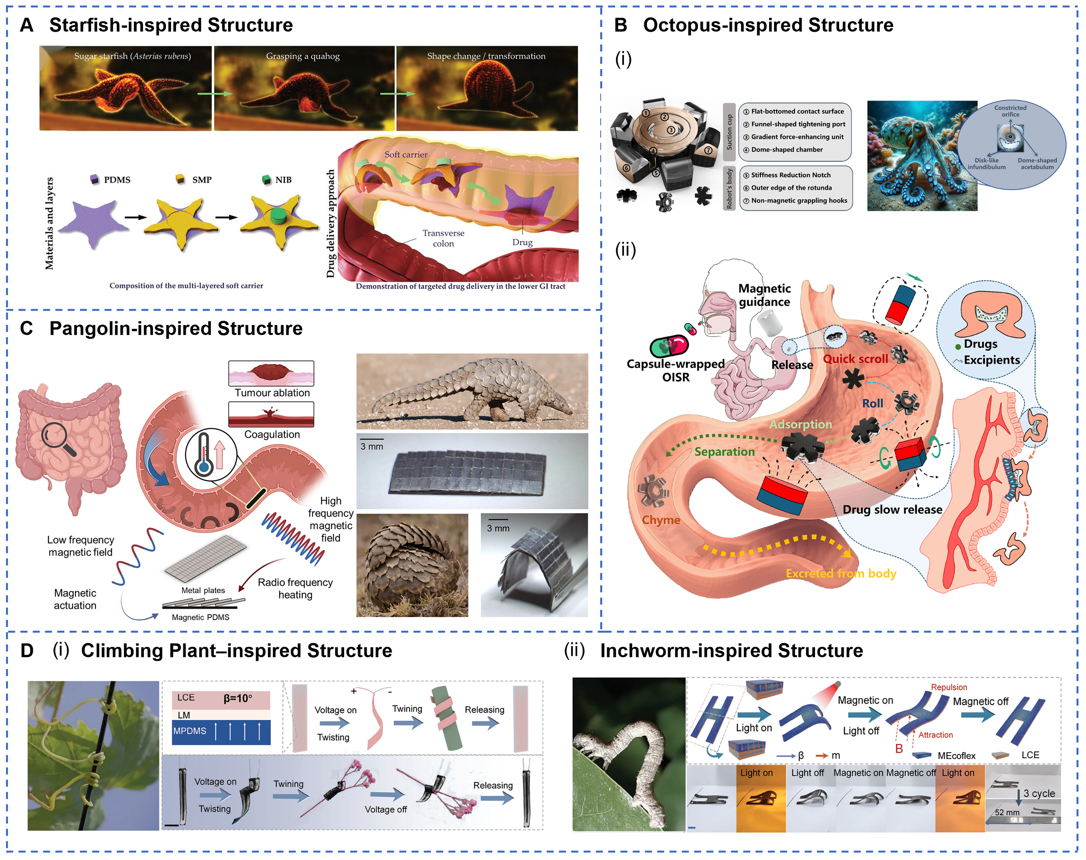 Advances of soft robotics for gastrointestinal tract applications