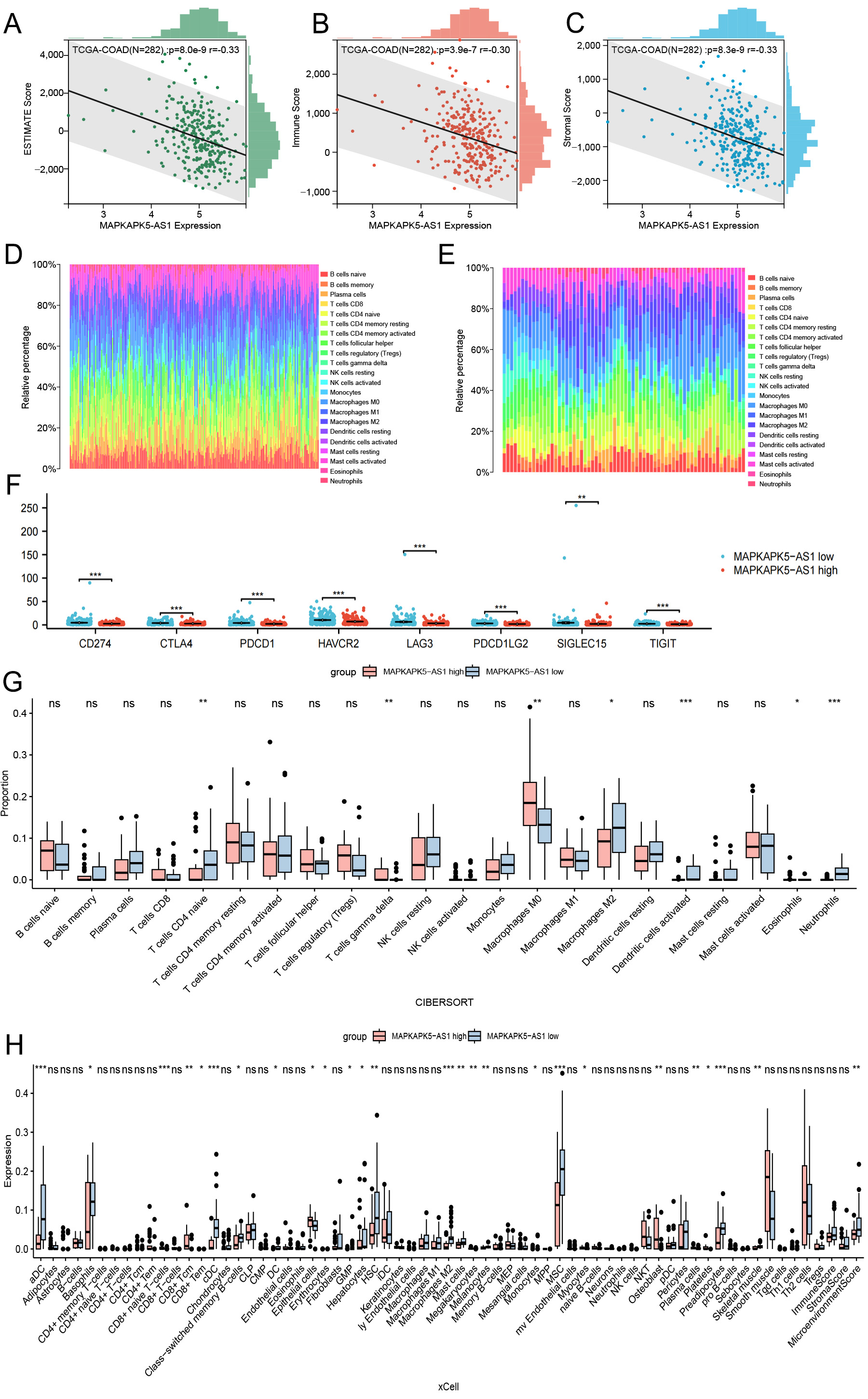 The lnc-MAPKAPK5-AS1 promotes colon cancer-derived liver metastasis via modulating the tumor microenvironment: an <i>in silico</i> study and immunohistochemistry validation
